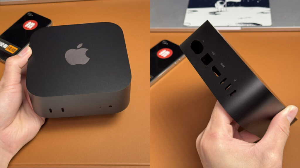 Un mac mini m4 noir personnalisé disponible