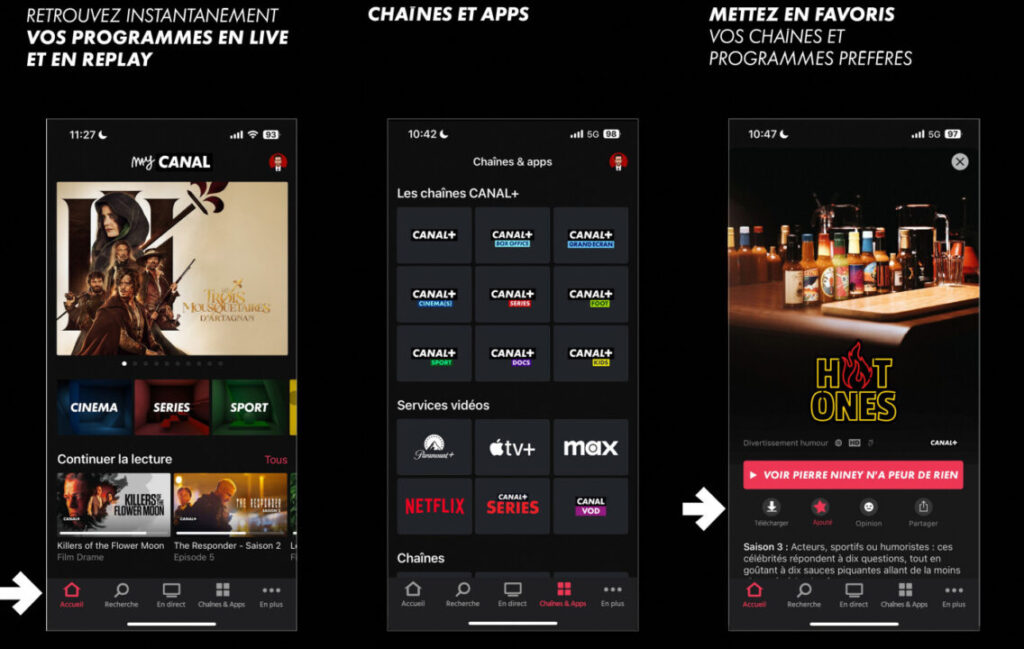 Canal+ lance la 4k hdr sur mycanal pour iphone et ipad