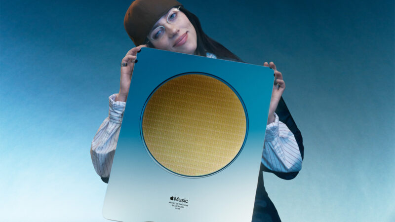 Billie eilish nommée artiste de l&rsquo;année 2024 par apple music
