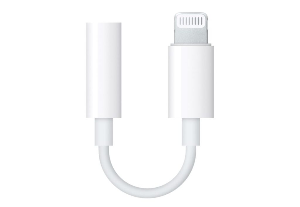 Fin de l'adaptateur lightning vers jack chez apple