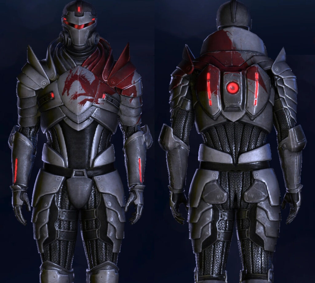 Une armure mass effect dans dragon age : the veilguard