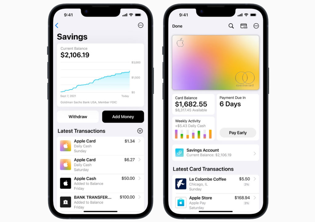 Baisse du taux d'intérêt de l'apple card à 3,90%