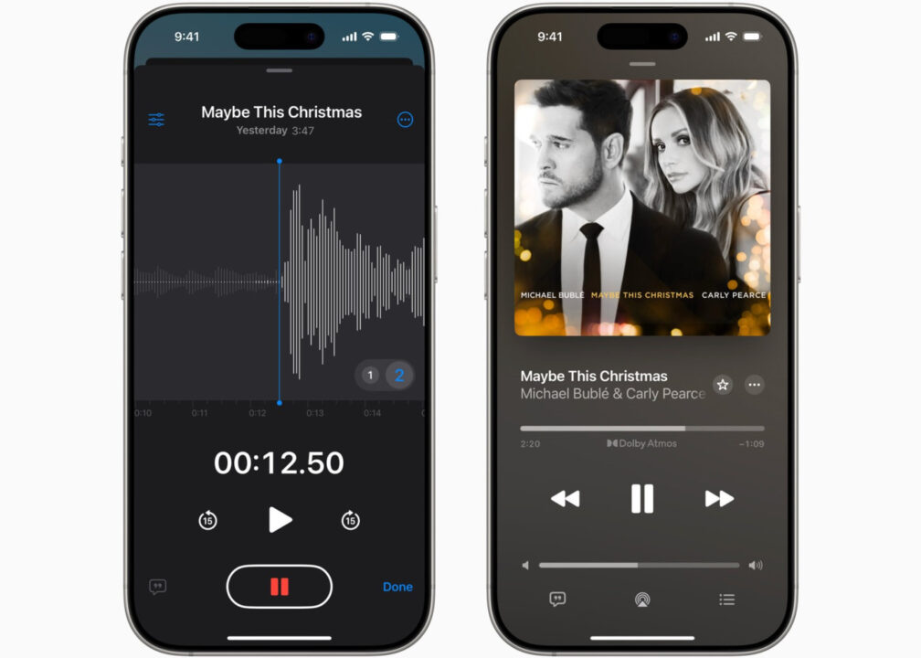 Nouvelle fonctionnalité de l'application dictaphone sur ios 18.2 Nouvelle fonctionnalité de l'application dictaphone sur ios 18.2