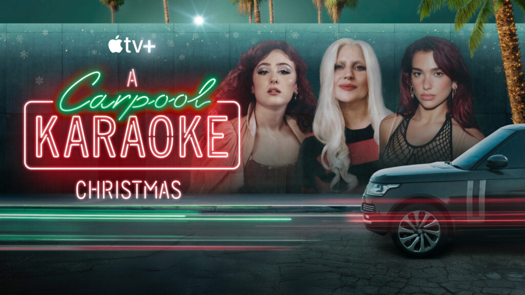 Carpool karaoke spécial noël avec lady gaga et dua lipa