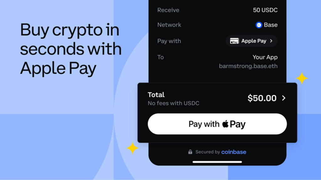 Acheter des cryptomonnaies avec apple pay via coinbase