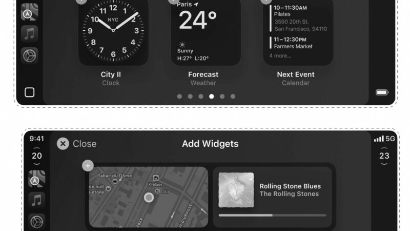 Carplay 2.0 : des widgets bientôt disponibles