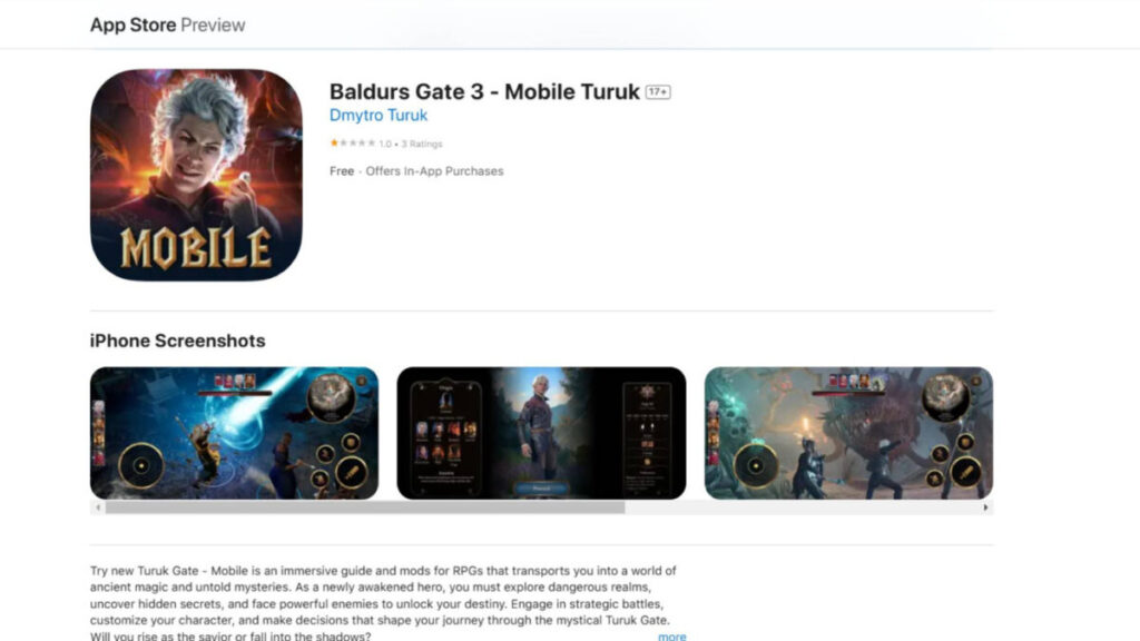 Arnaques sur l'app store : faux gta 6 et baldur's gate 3 validés par apple