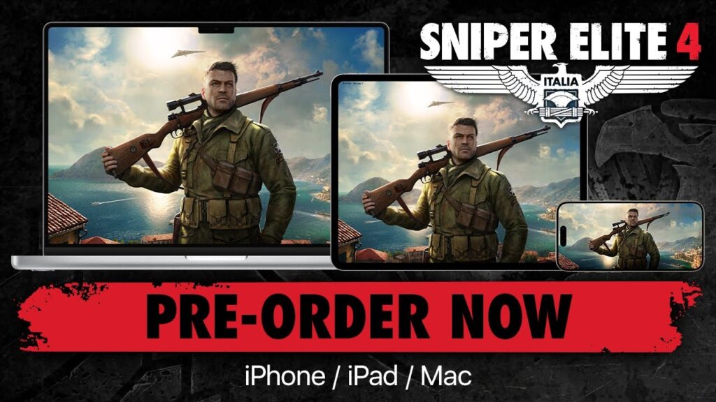 Sniper elite 4 disponible sur ios et macos