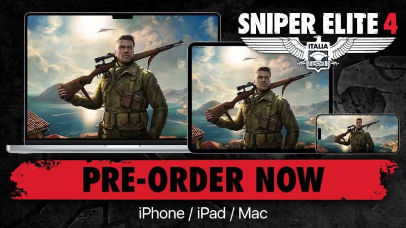 Sniper elite 4 disponible sur ios et macos