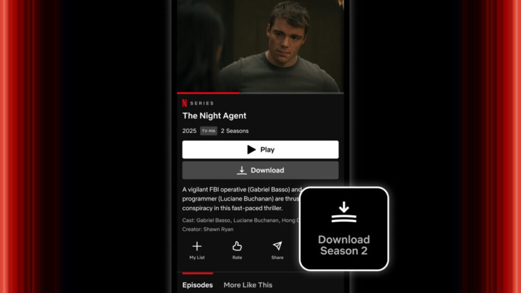 Netflix simplifie le téléchargement de saisons complètes sur iphone et ipad