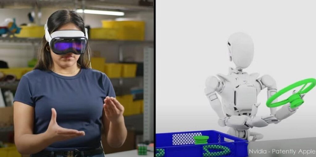 L'apple vision pro révolutionne l'apprentissage des robots chez nvidia
