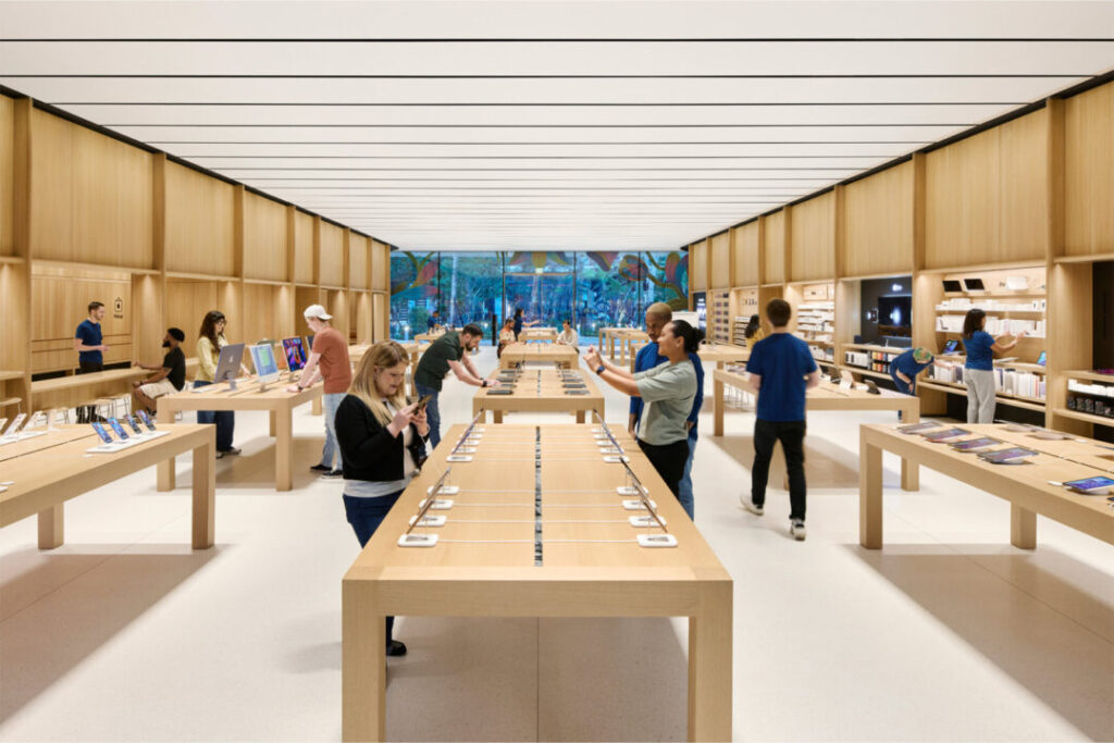 Ouverture du nouvel apple store au miami worldcenter