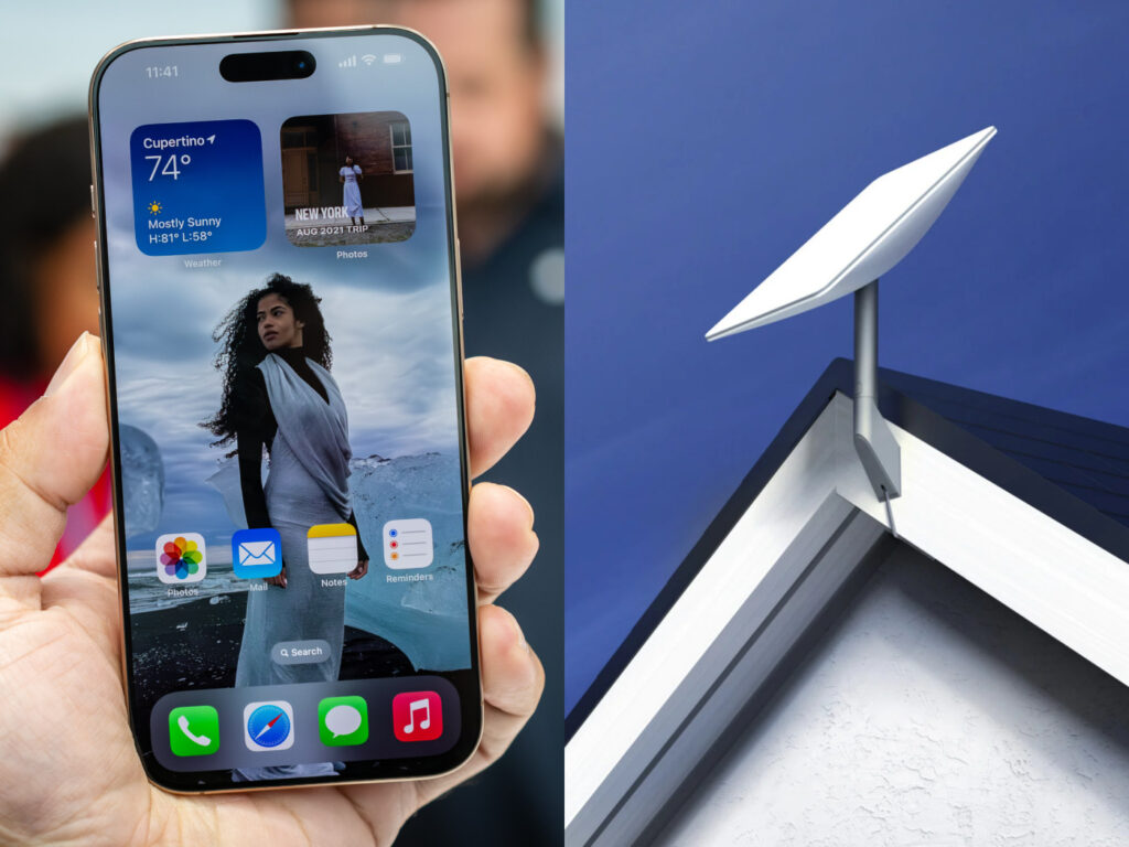 Les iphone supportent la connexion starlink avec ios 18.3