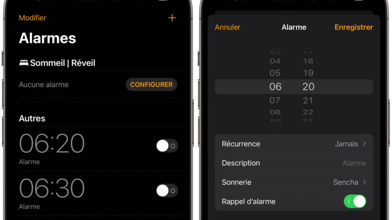 Problèmes persistants avec l&rsquo;alarme sur iphone