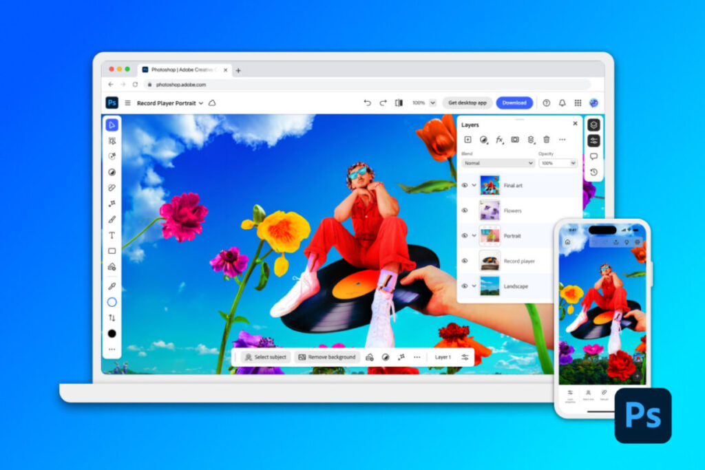 Adobe photoshop disponible sur iphone