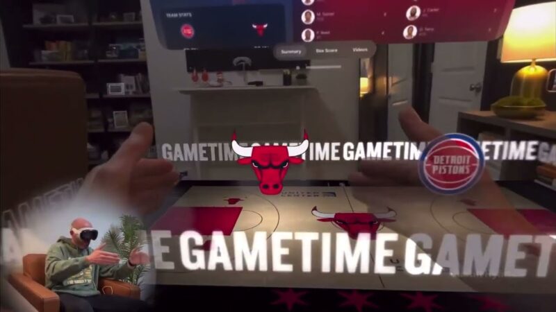 Nba et apple vision pro : une expérience 3d immersive