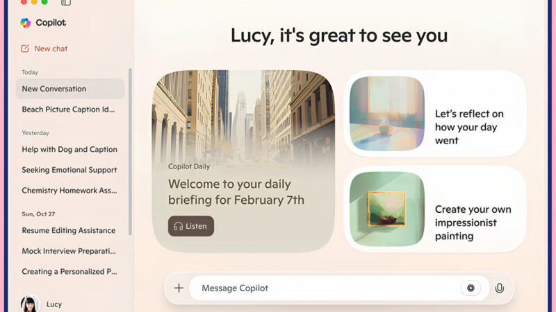 Microsoft lance une application mac pour copilot