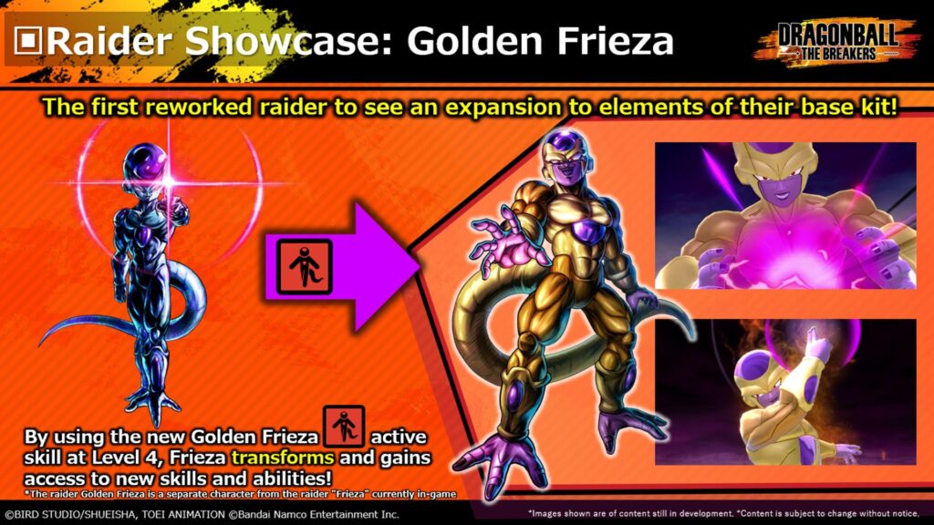 Dragon ball : the breakers lance sa huitième saison avec golden freezer
