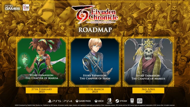 Dates de sortie des DLC d'eiyuden chronicle