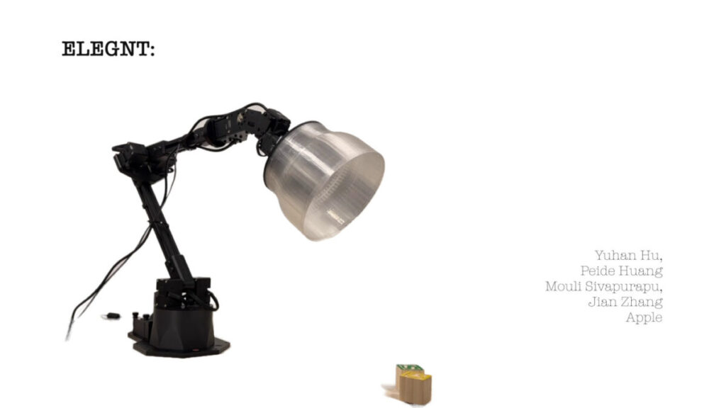 Apple présente un prototype de robot interactif inspiré d'une lampe