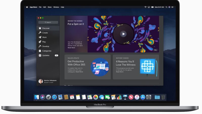 Le mac app store fonctionne à nouveau sur les anciennes versions de macos