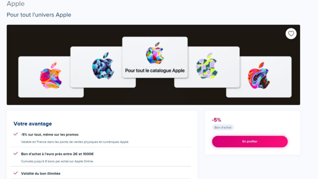 5 % de réduction chez Apple pour les clients de BoursoBank