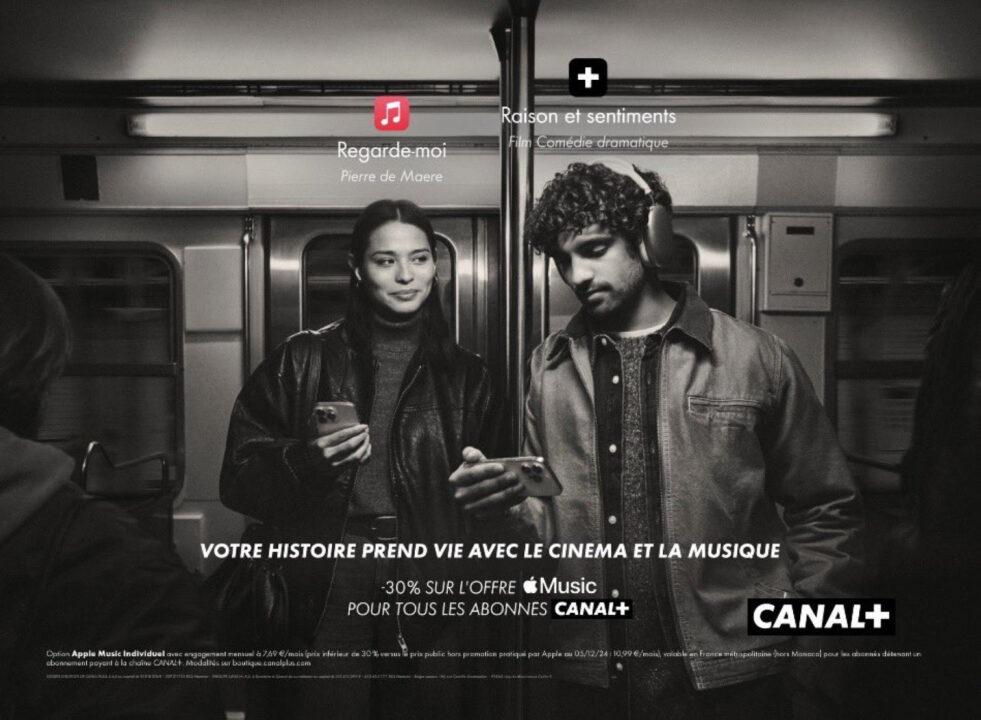 Réduction de 30 % sur apple music familial avec canal+