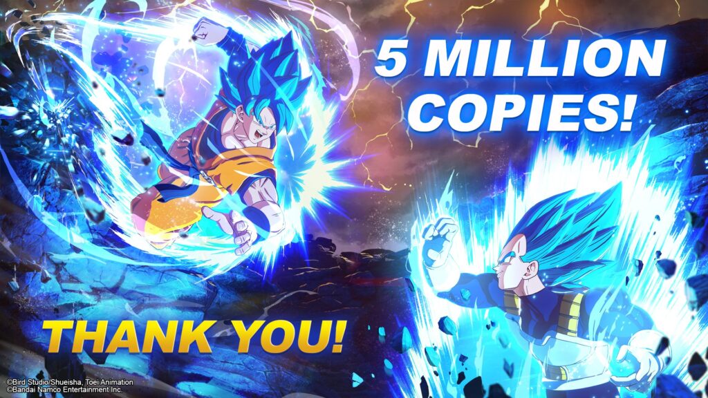 Dragon ball sparking zero atteint 5 millions de ventes