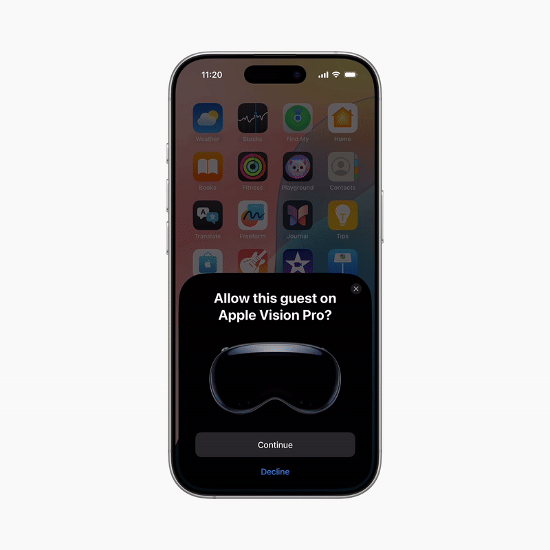 Ios 18.4 introduce une application apple vision pro pour iphone