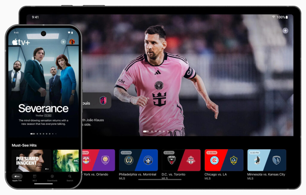 L'application apple tv disponible sur android avec apple tv+