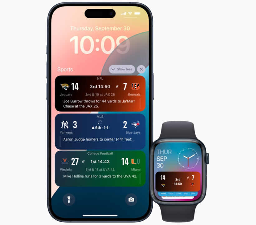 Mise à jour d'apple sports avec le support de la formule 1