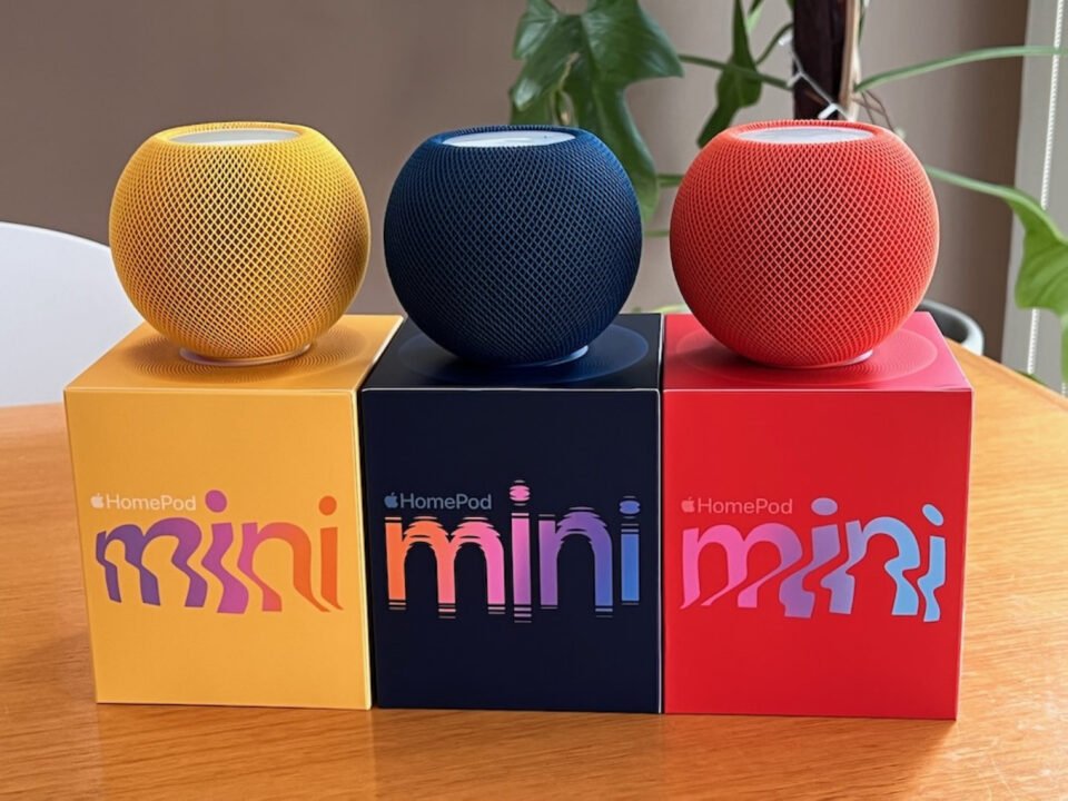Changement discret de la boîte du homepod mini par apple