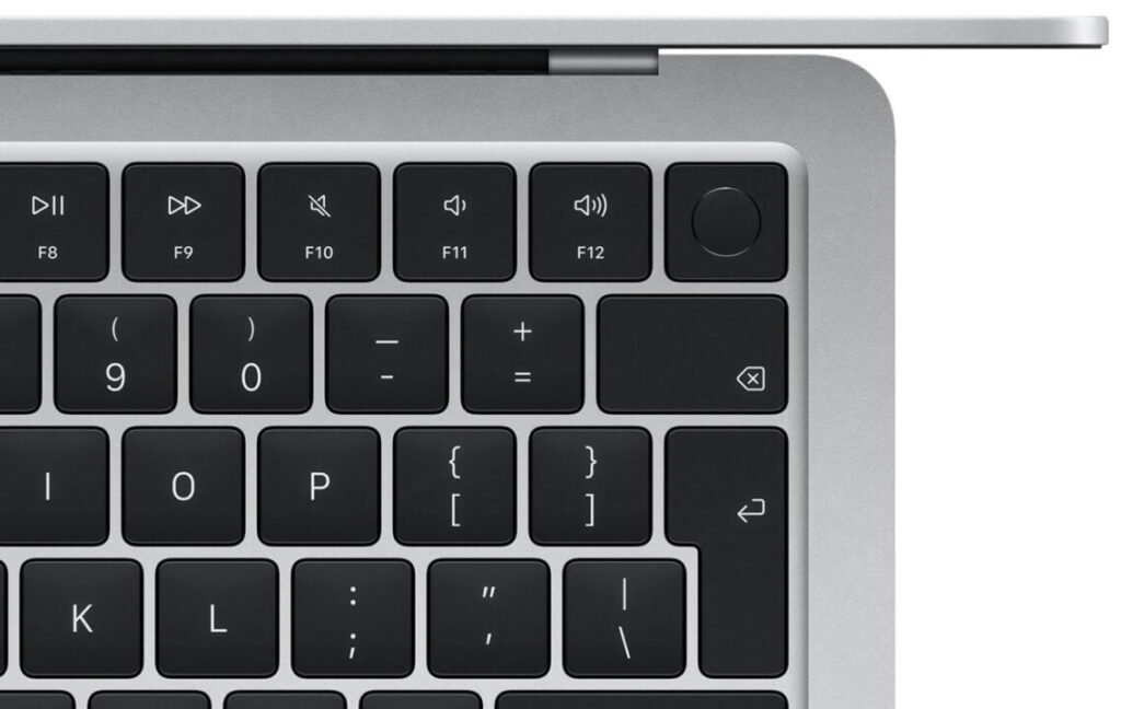 Le macbook air m4 corrige l'icône de la touche mute