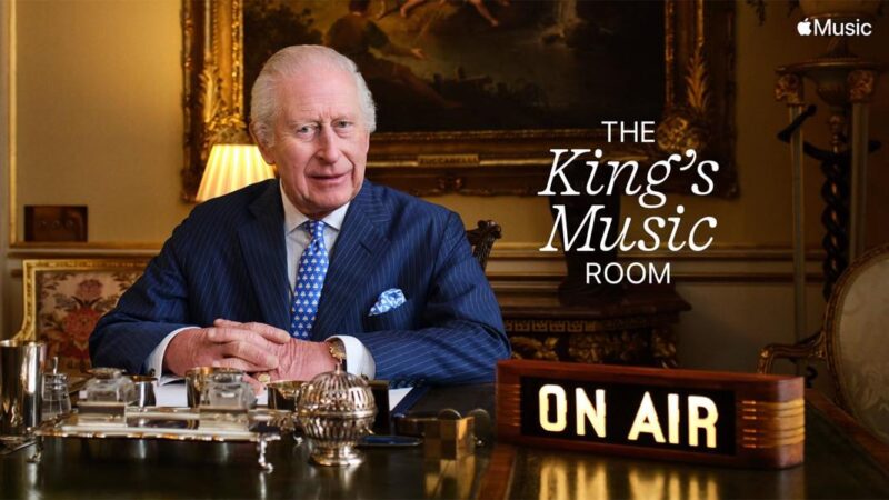 Le roi charles iii dévoile sa playlist sur apple music
