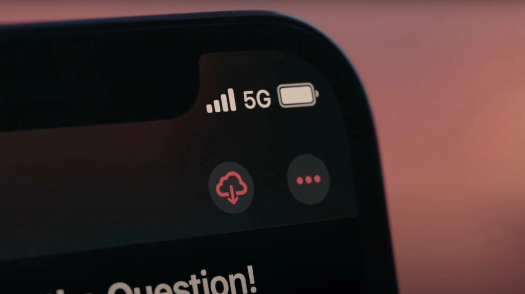 La 5g+ sur iphone disponible avant ios 19
