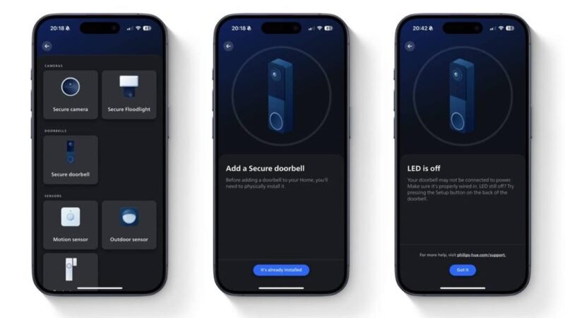 Philips hue prépare une sonnette vidéo connectée