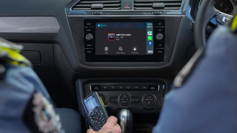 La police australienne adopte carplay pour la reconnaissance des plaques