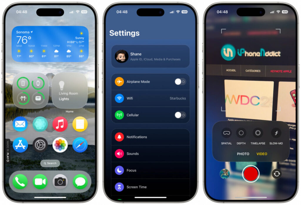 Testez l'interface d'ios 19 sur iphone avec une maquette interactive