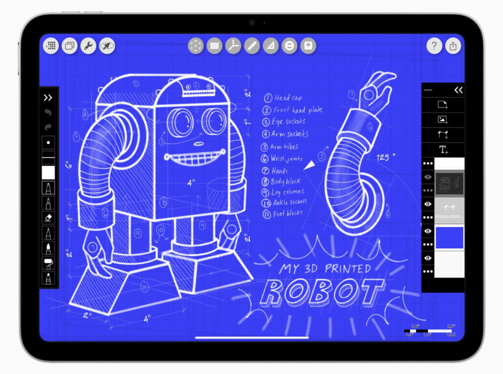 Lancement de l'ipad 11 avec stockage doublé et puce a16