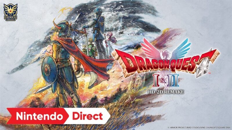Dragon quest i et ii hd dévoile son trailer