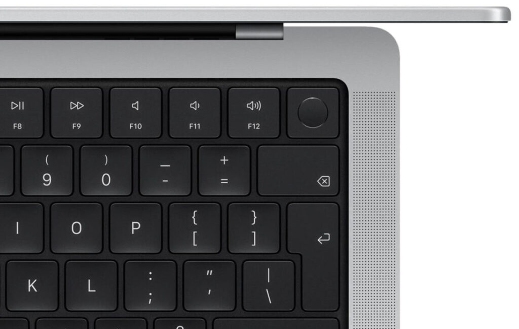 Le macbook air m4 corrige l'icône de la touche mute