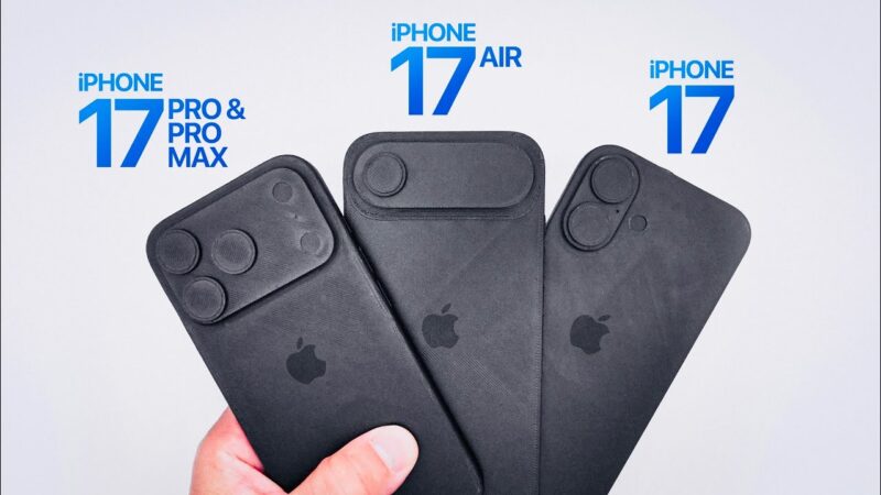 IPhone 17 : découvrez les modèles imprimés en 3D