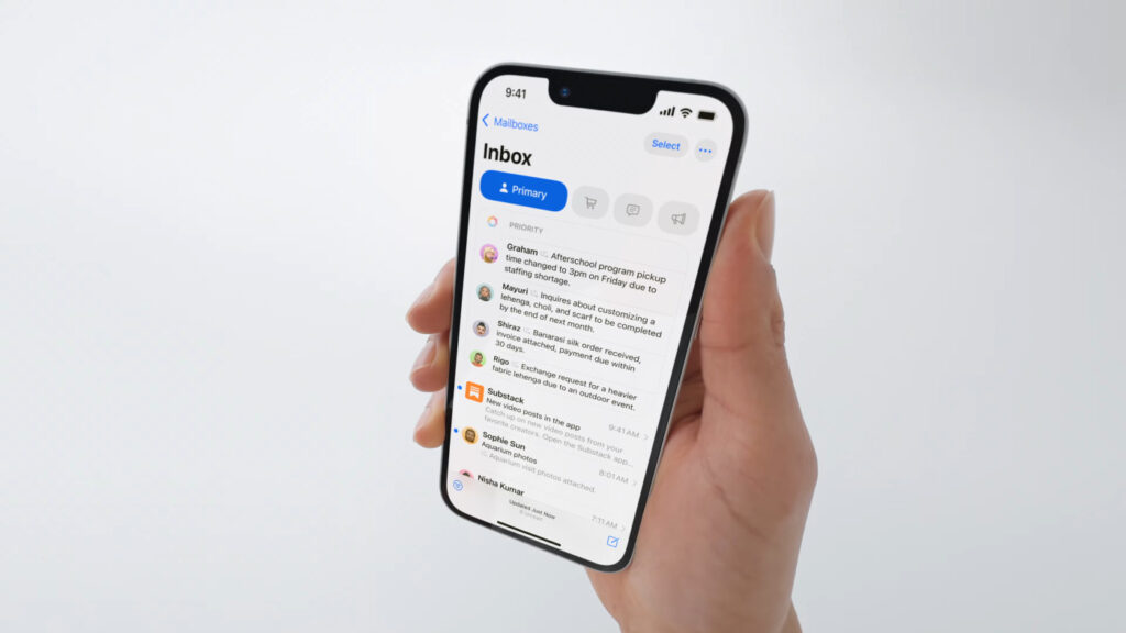 Ios 18.3.2 pose des problèmes de réception d'emails sur icloud