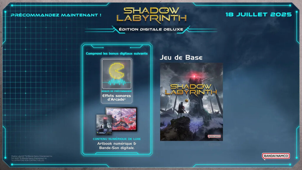 Nouveau aperçu de shadow labyrinth avec pac-man