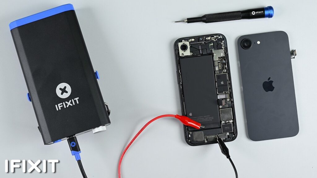 Démontage complet de l'iphone 16e par ifixit Démontage complet de l'iphone 16e par ifixit