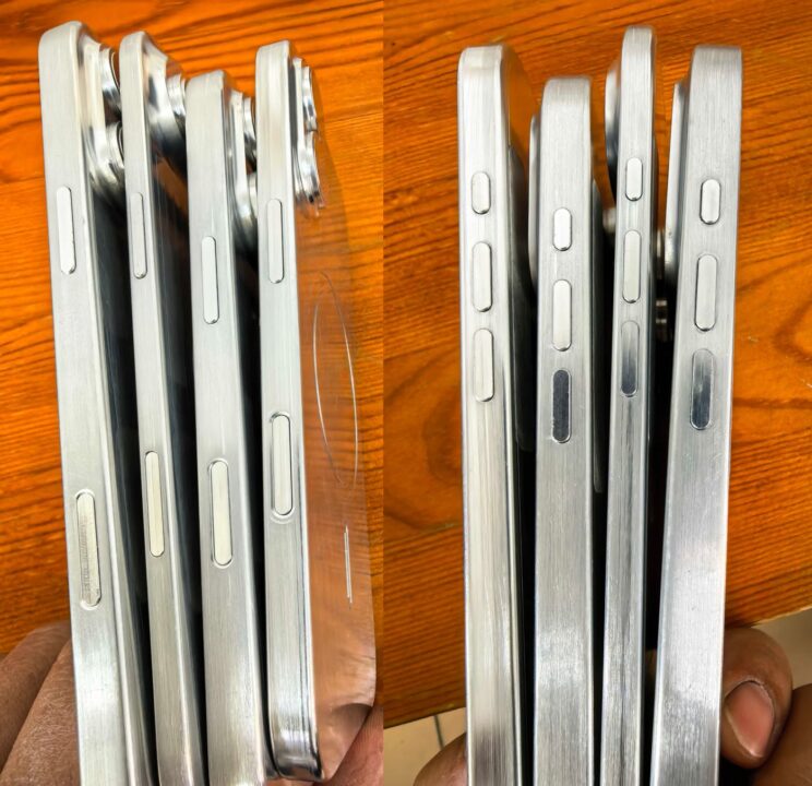 épaisseur des nouveaux iPhone 17 révélée