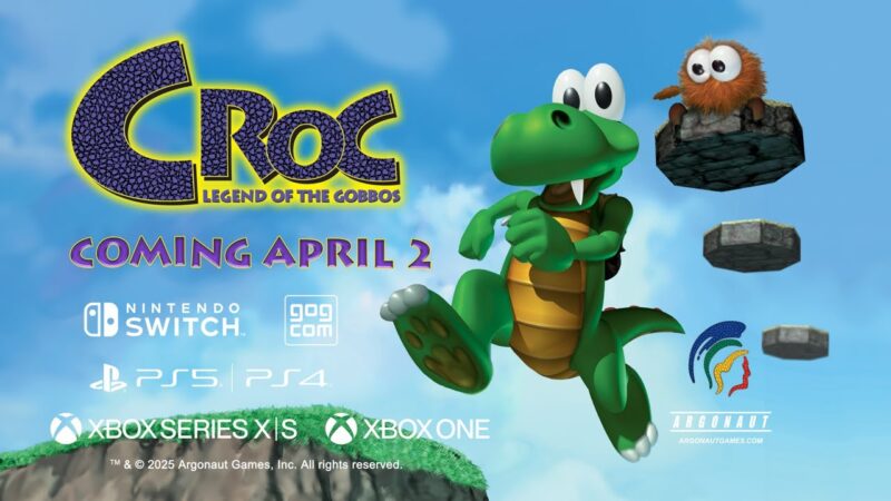Croc : legend of the gobbos revient le 2 avril