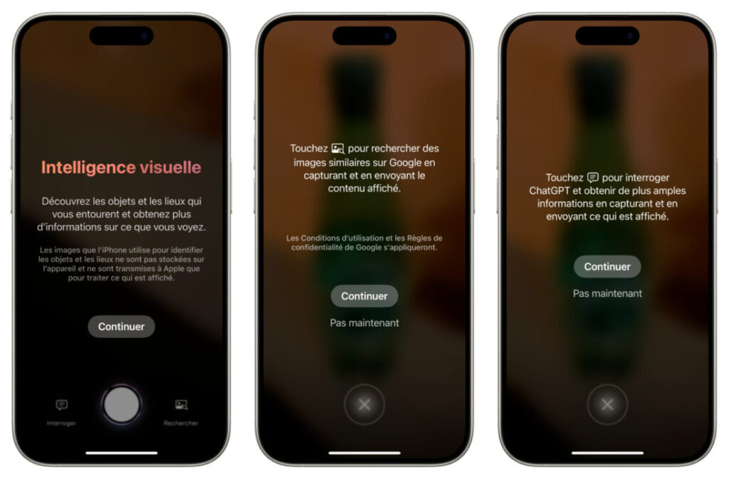 Ios 18.4 apporte l'intelligence visuelle sur iphone 15 pro