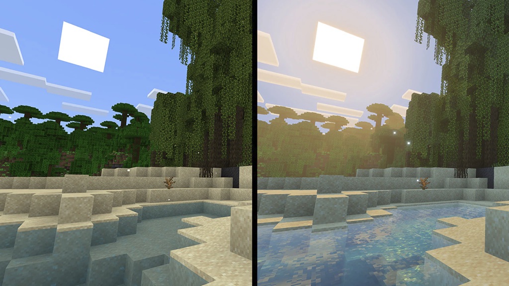 Un mod graphique officiel arrive sur minecraft