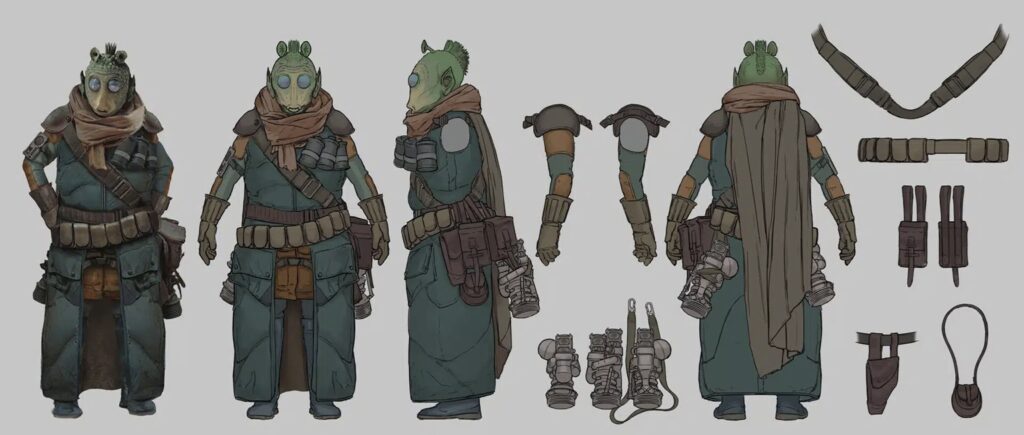 Star wars eclipse : des croquis préparatoires révèlent de nouvelles races
